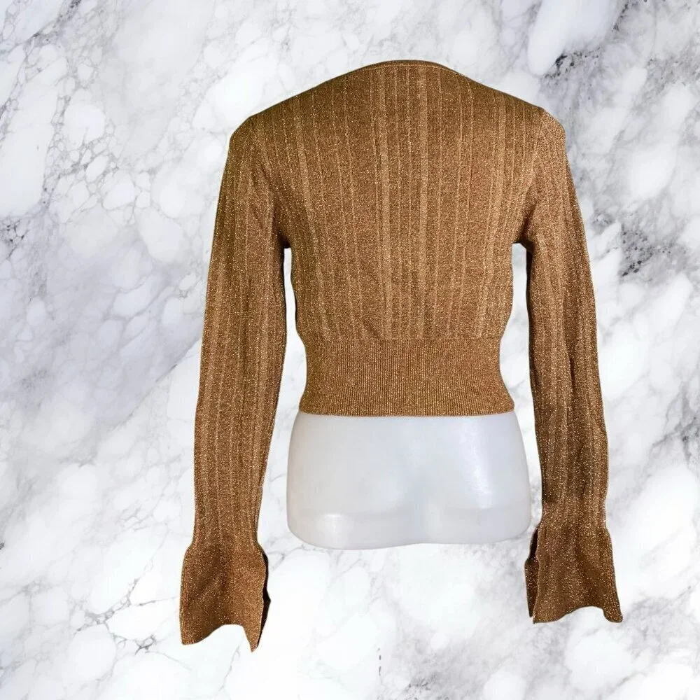 LPA Vance Mini Cardigan in Bronze